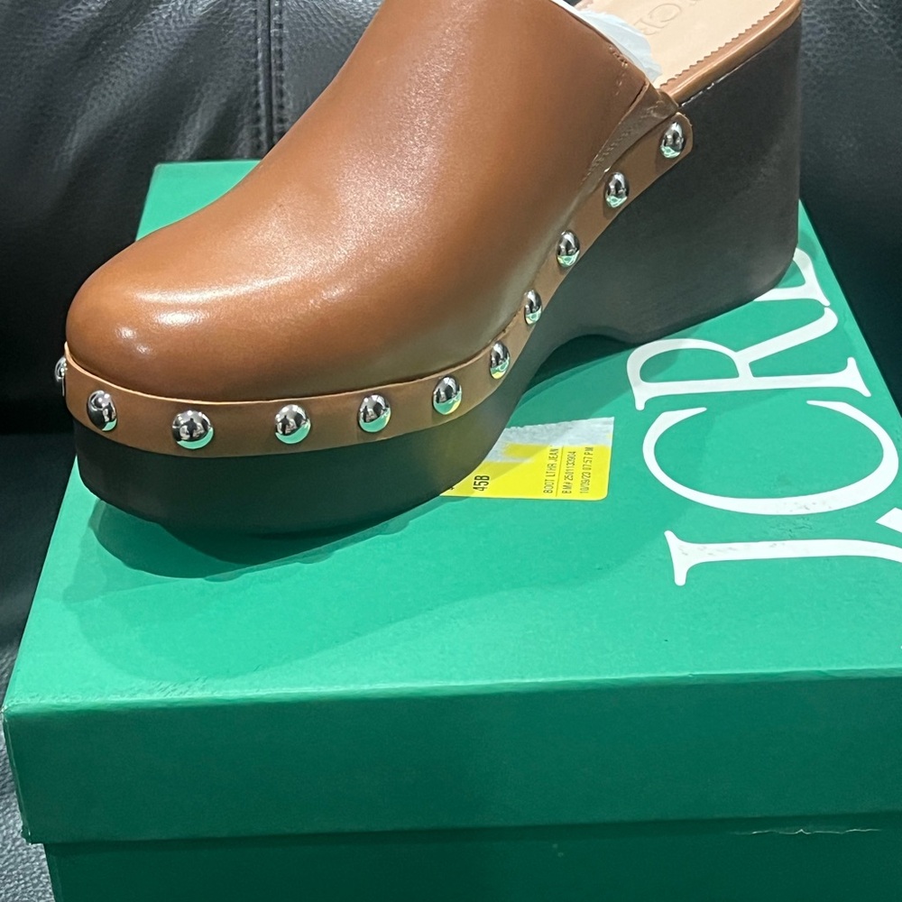 Leather Platform Clog accepting reasonable offers